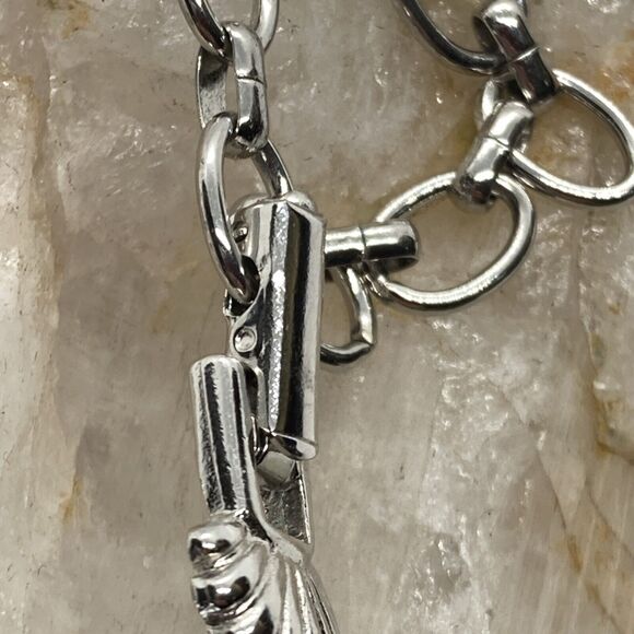 Vintage Richelieu Signed 14mm Blue Faux Pearl Single Strand 16'' - 18'' Necklace - Picture 7 of 8